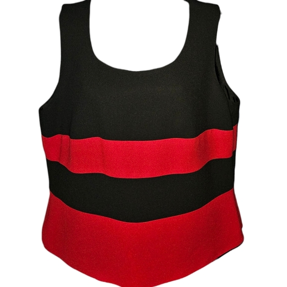 NWT Casual Corner Horizontal Stripe Tank Top - Picture 1 of 3